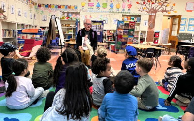 The joys of reading at Hazel Elementary School Kindergarten, West Orange, NJ – March 31, 2023.